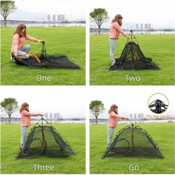 Outdoor Cat Play Tent (X- Large Portable Cat House, Cat Enclosure w/Cat Tunnel) - Picture 4 of 6